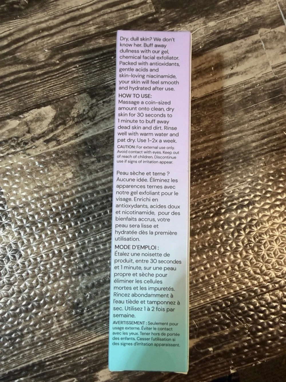 Glossmetics Buff, Buff, and Away Facial Exfoliator